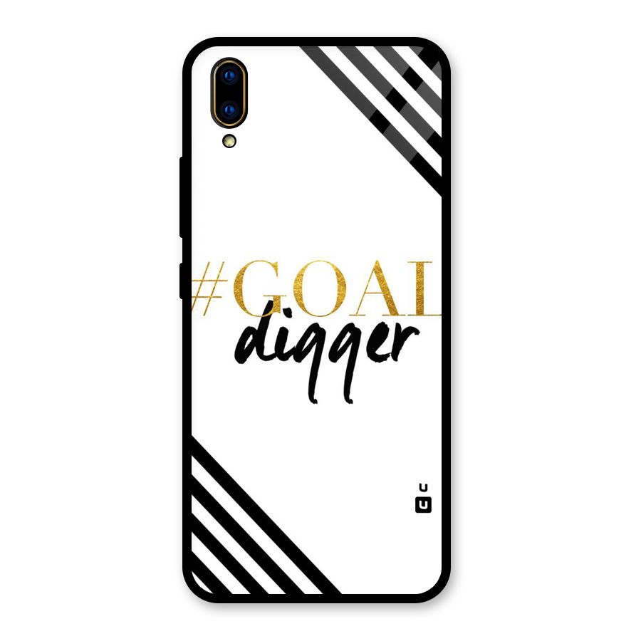 Goal Digger Glass Back Case for Vivo V11 Pro