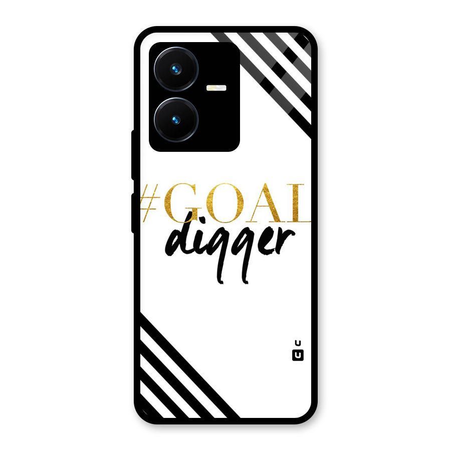 Goal Digger Glass Back Case for Vivo Y22s