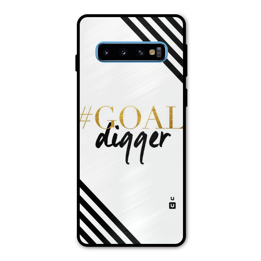 Goal Digger Metal Back Case for Galaxy S10