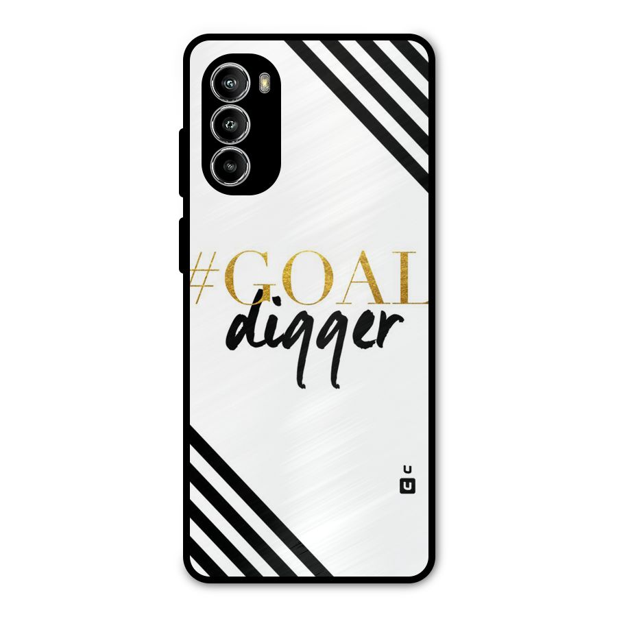 Goal Digger Metal Back Case for Moto G52