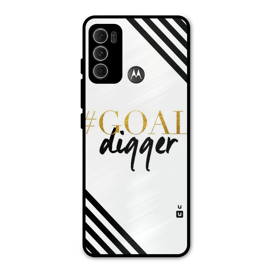 Goal Digger Metal Back Case for Moto G60