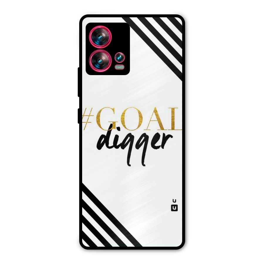 Goal Digger Metal Back Case for Motorola Edge 30 Fusion