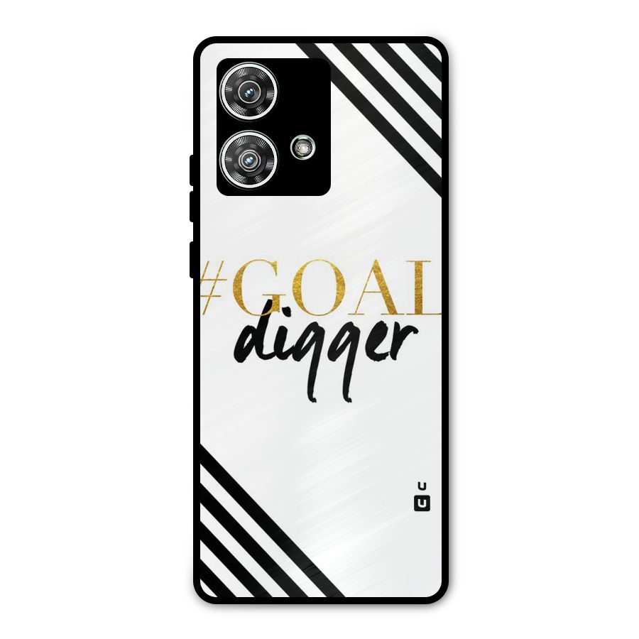 Goal Digger Metal Back Case for Motorola Edge 40 Neo