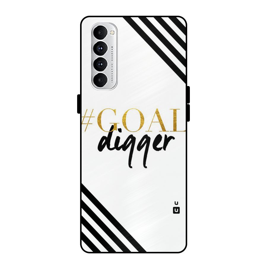 Goal Digger Metal Back Case for Oppo Reno4 Pro