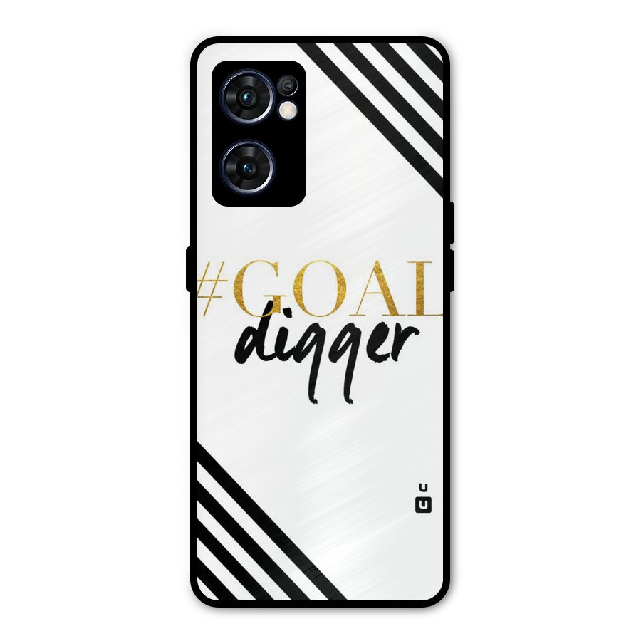 Goal Digger Metal Back Case for Oppo Reno7 5G