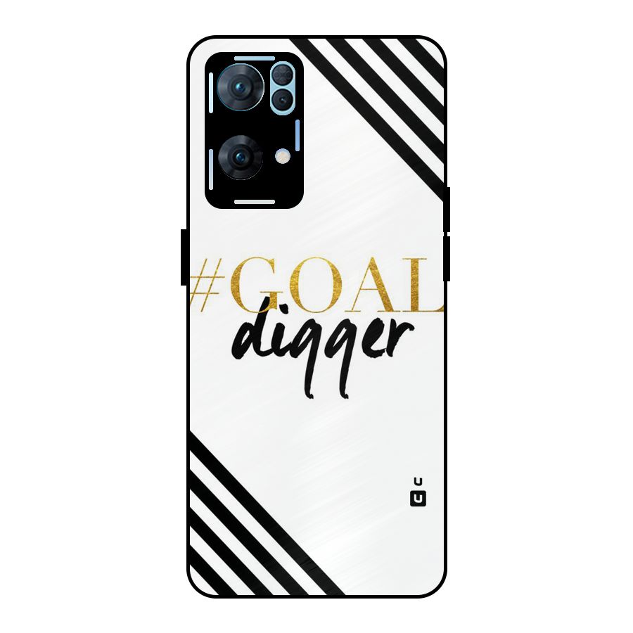 Goal Digger Metal Back Case for Oppo Reno7 Pro 5G