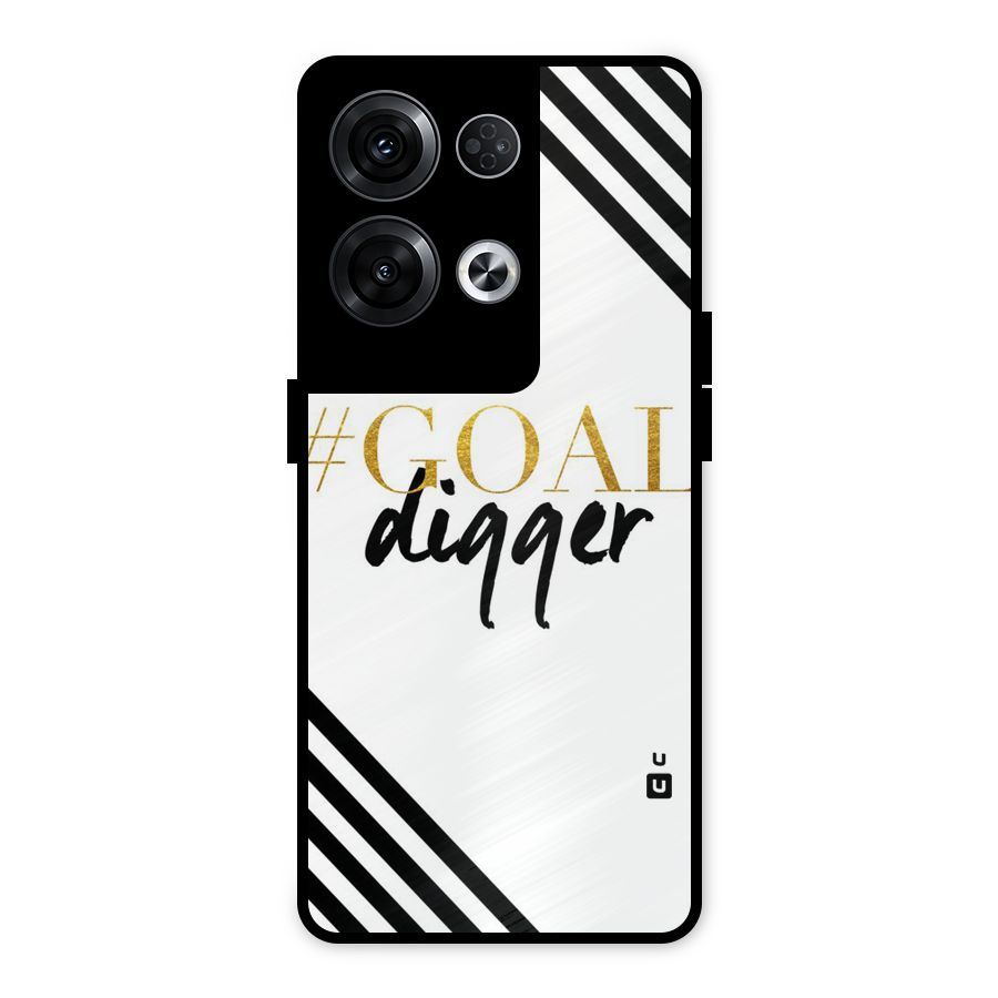 Goal Digger Metal Back Case for Oppo Reno8 Pro 5G