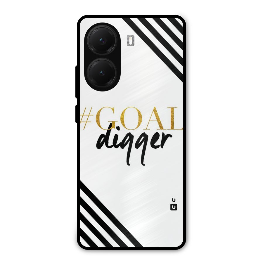 Goal Digger Metal Back Case for Poco X7 Pro