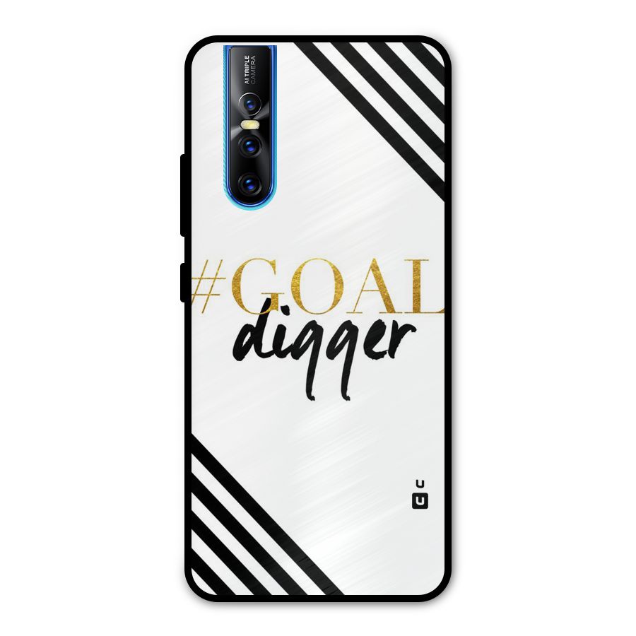 Goal Digger Metal Back Case for Vivo V15 Pro