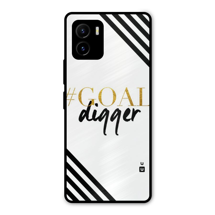 Goal Digger Metal Back Case for Vivo Y15s