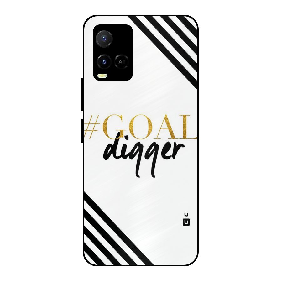 Goal Digger Metal Back Case for Vivo Y21T