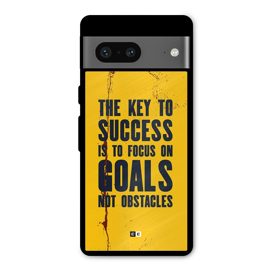 Goals Not Obstacles Metal Back Case for Google Pixel 7
