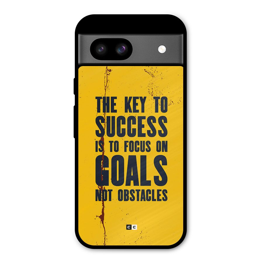Goals Not Obstacles Metal Back Case for Google Pixel 8a