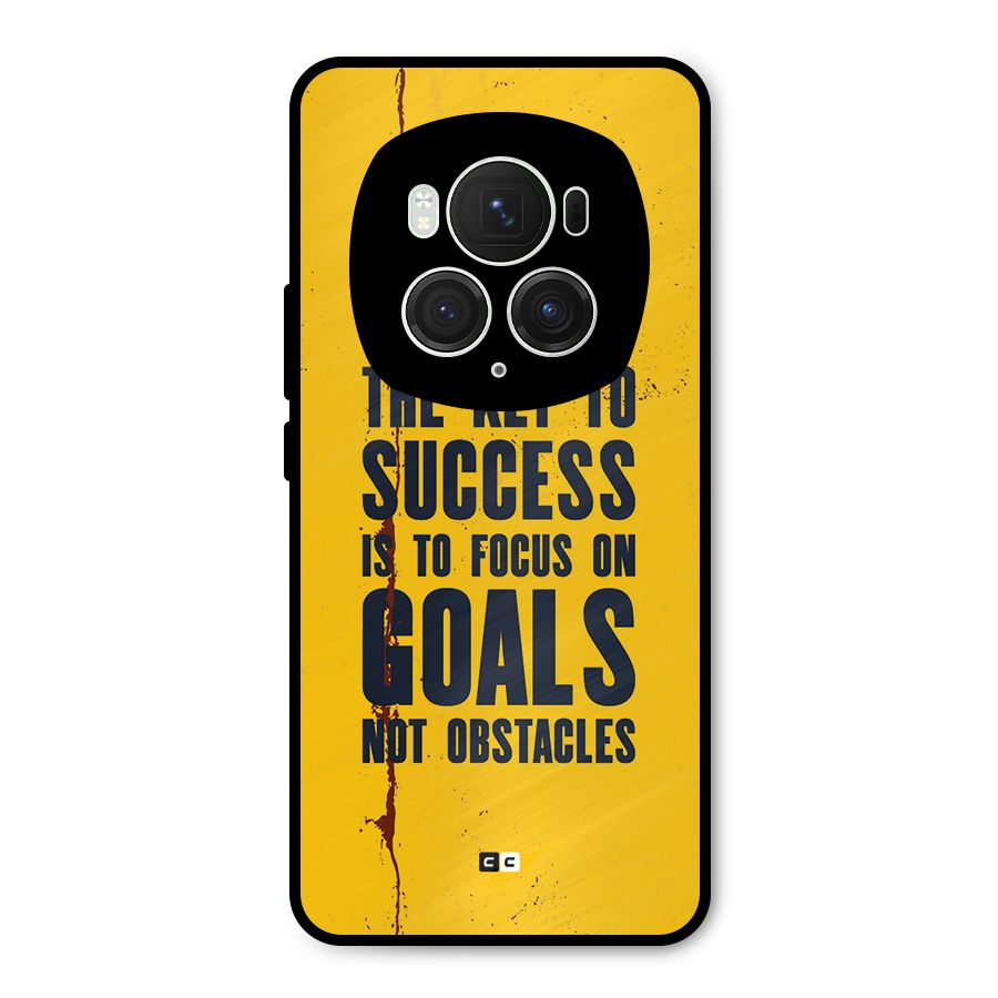 Goals Not Obstacles Metal Back Case for Honor Magic6 Pro