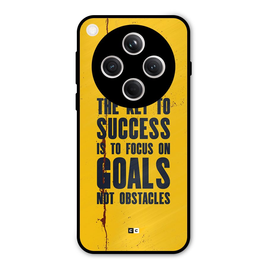 Goals Not Obstacles Metal Back Case for Oppo Find X8