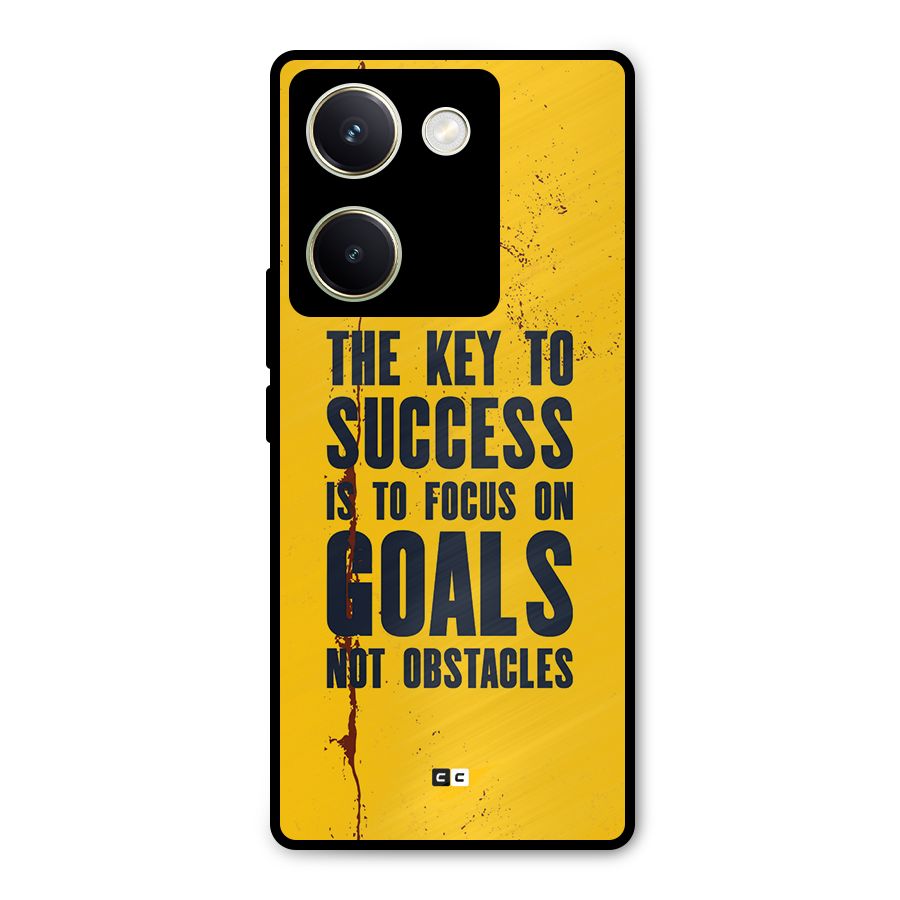 Goals Not Obstacles Metal Back Case for Vivo Y200 Pro