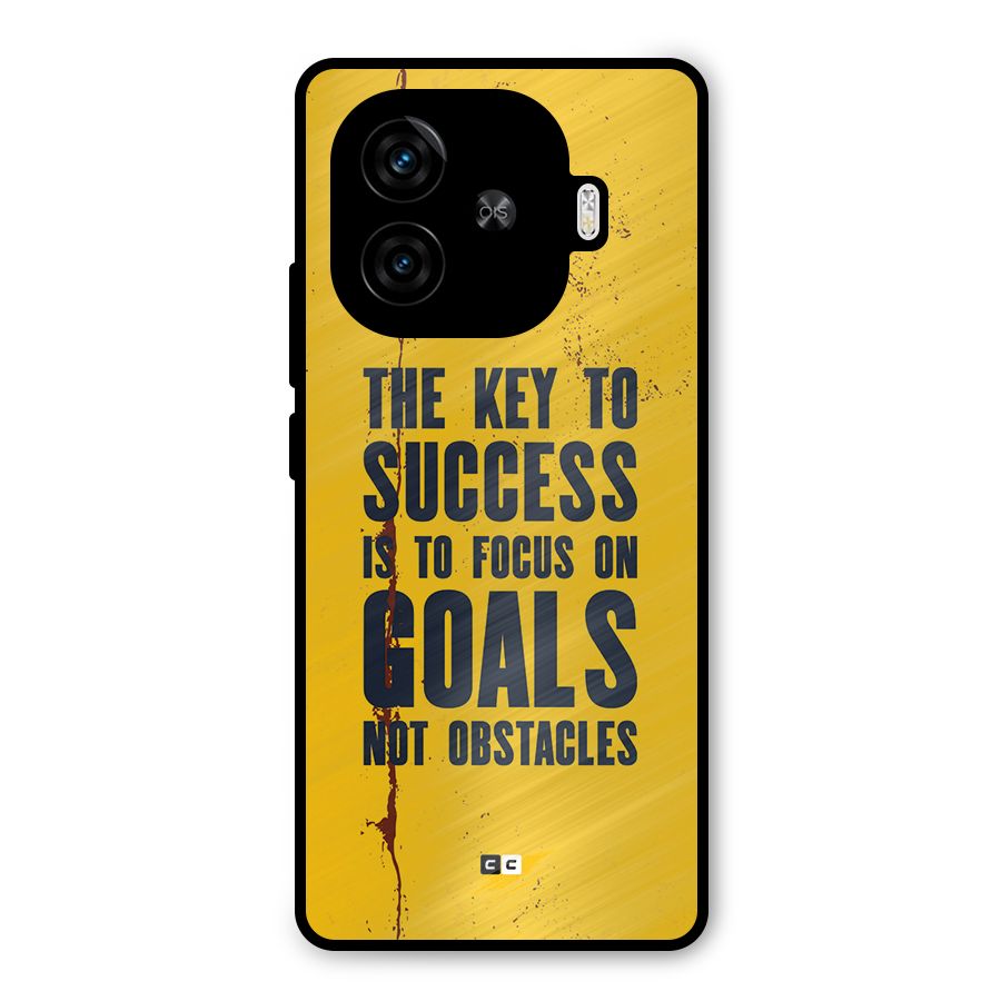 Goals Not Obstacles Metal Back Case for iQOO Neo 10R