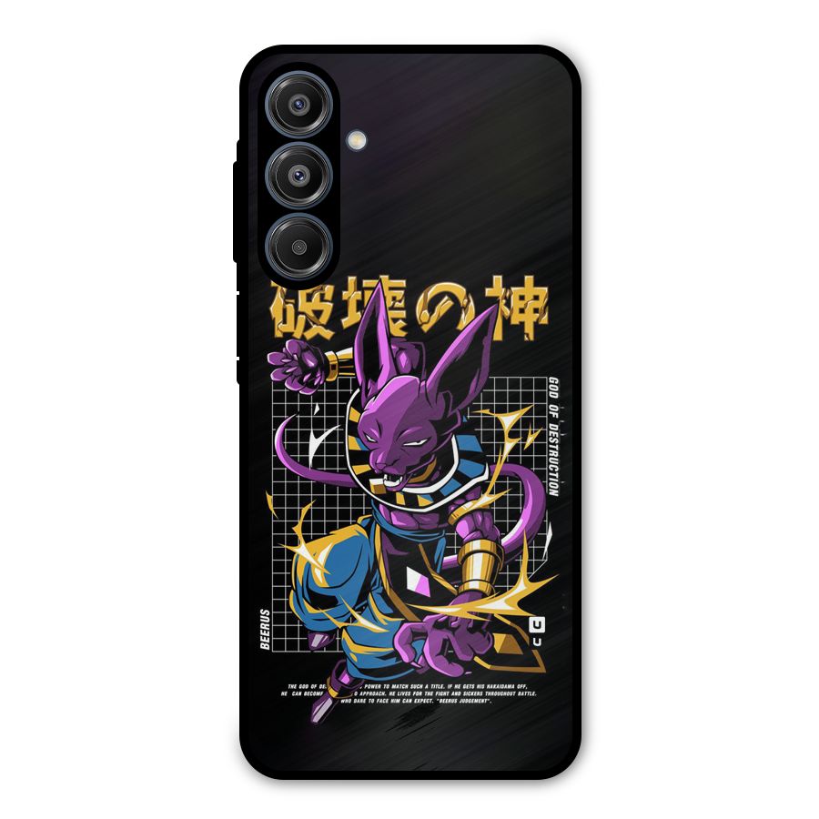God Of Destruction Metal Back Case for Galaxy A16 5G