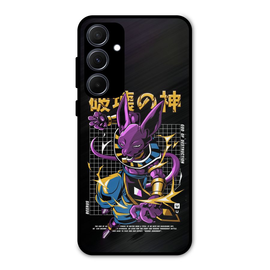 God Of Destruction Metal Back Case for Galaxy A35