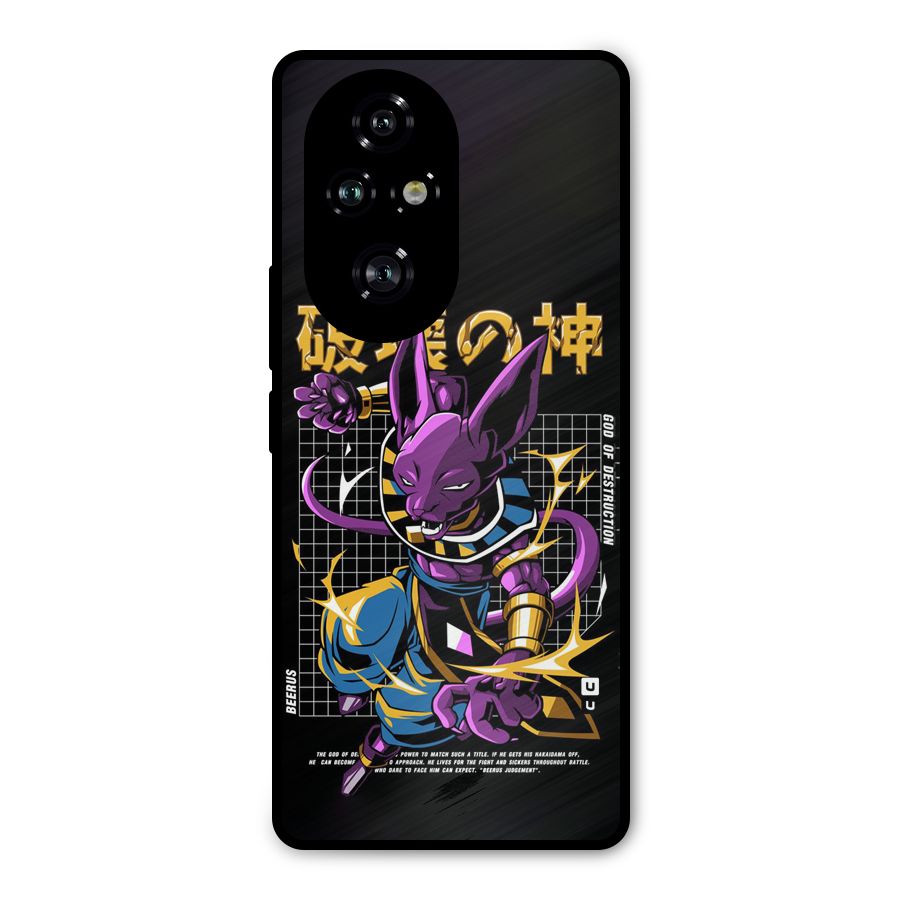 God Of Destruction Metal Back Case for Honor 200 Pro
