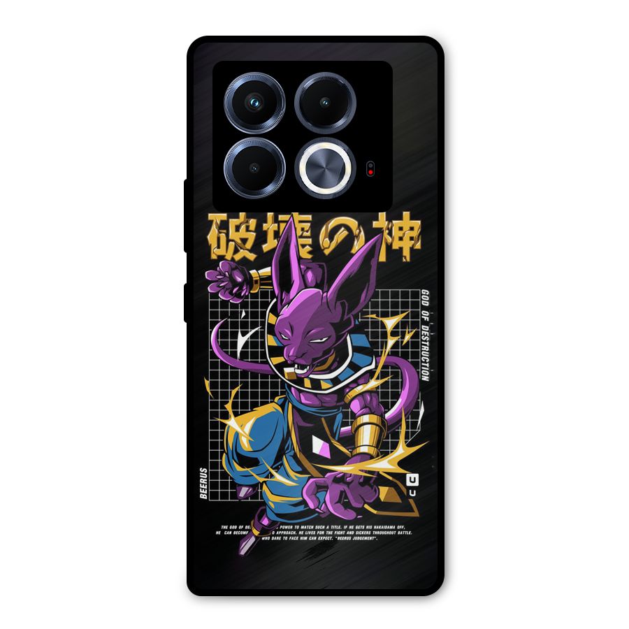 God Of Destruction Metal Back Case for Infinix Note 40 5G