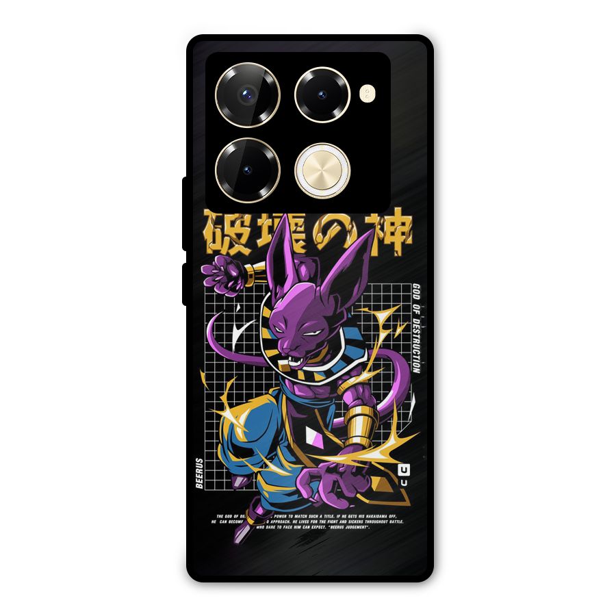 God Of Destruction Metal Back Case for Infinix Note 40 Pro