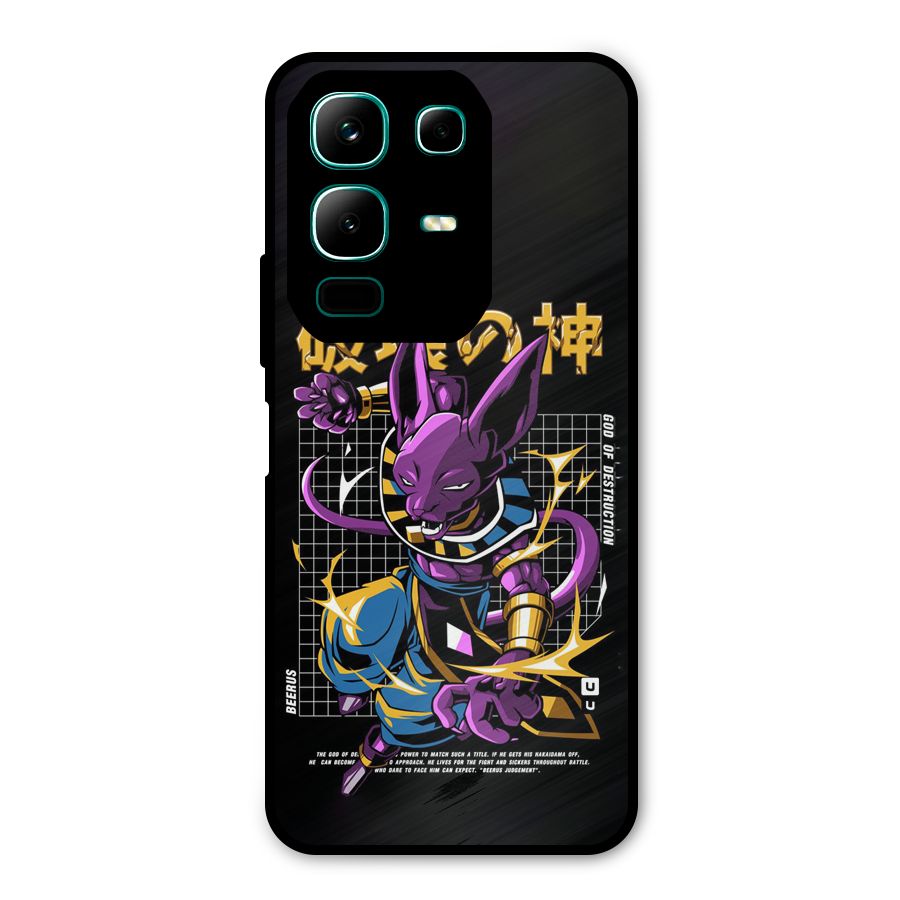 God Of Destruction Metal Back Case for Infinix Note 50x