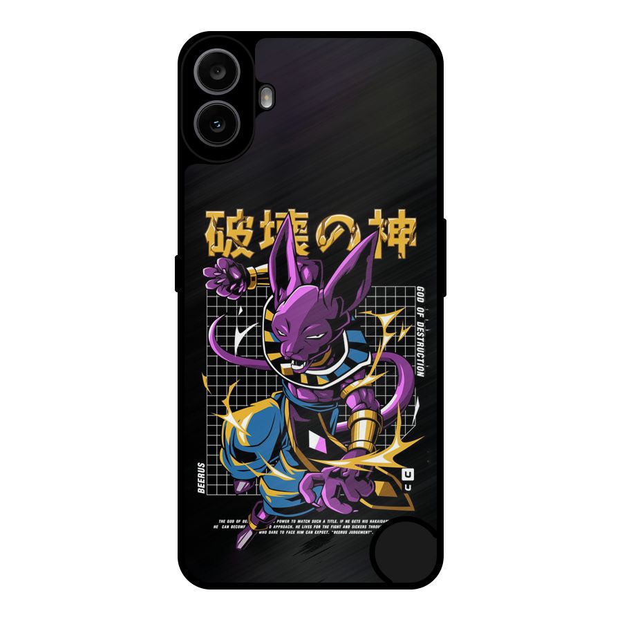 God Of Destruction Metal Back Case for Nothing CMF Phone 1