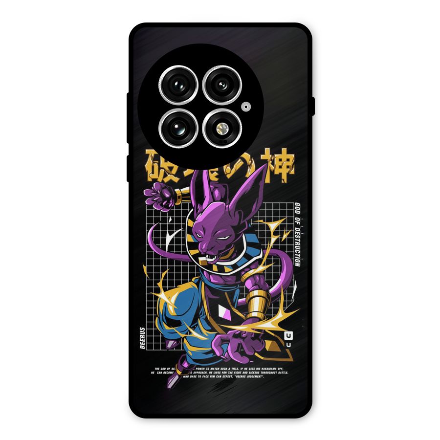 God Of Destruction Metal Back Case for OnePlus 13