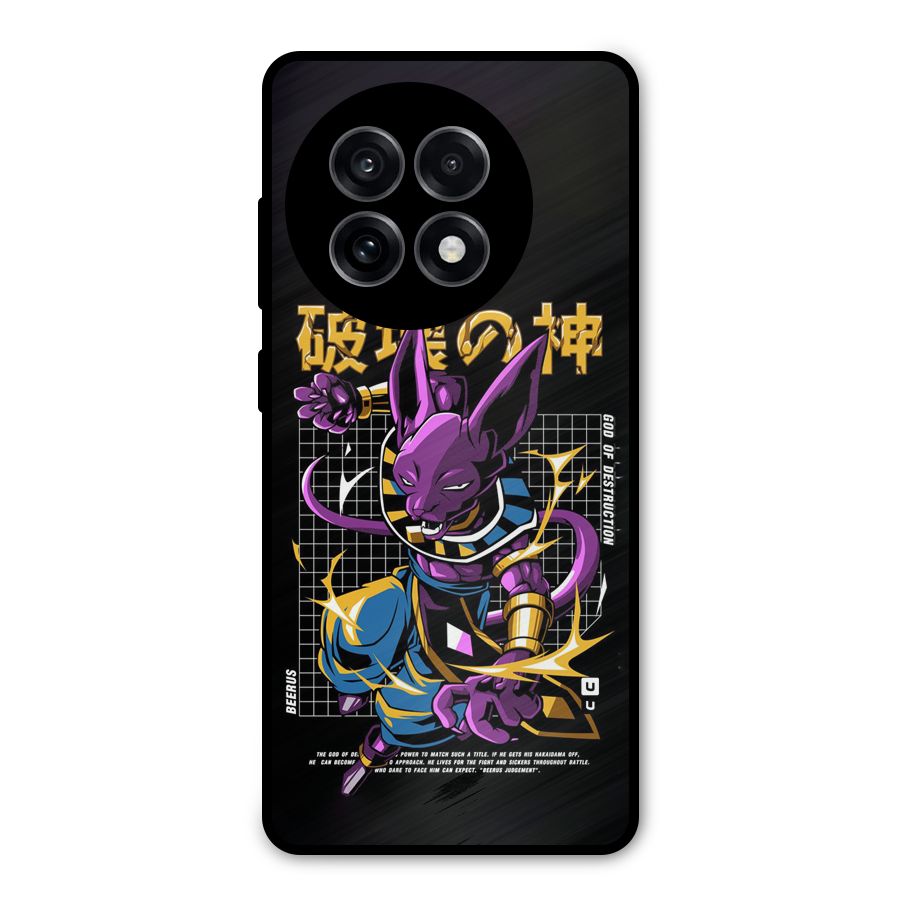 God Of Destruction Metal Back Case for OnePlus 13R