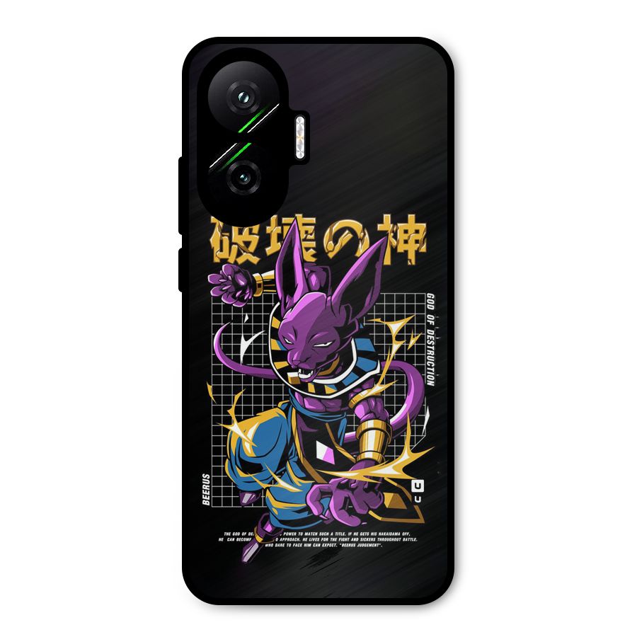 God Of Destruction Metal Back Case for Poco F7