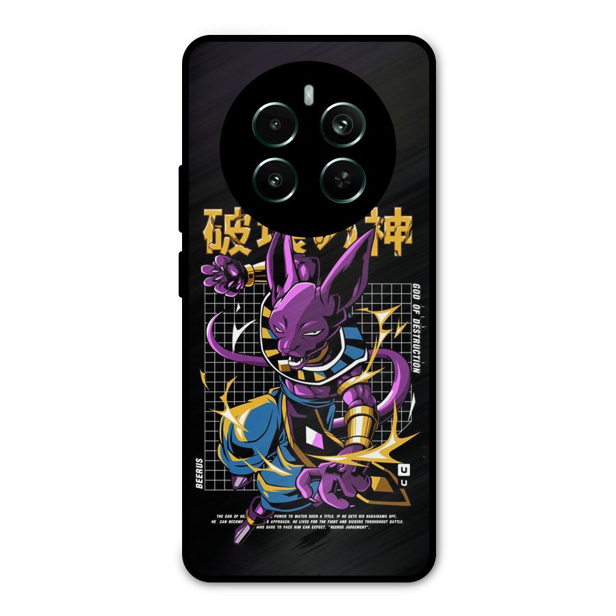 God Of Destruction Metal Back Case for Realme 12 Pro Plus