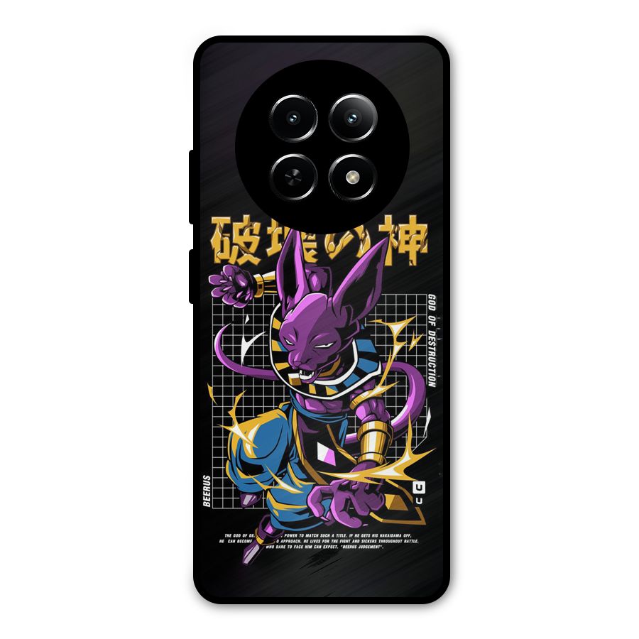 God Of Destruction Metal Back Case for Realme Narzo 70x 5G