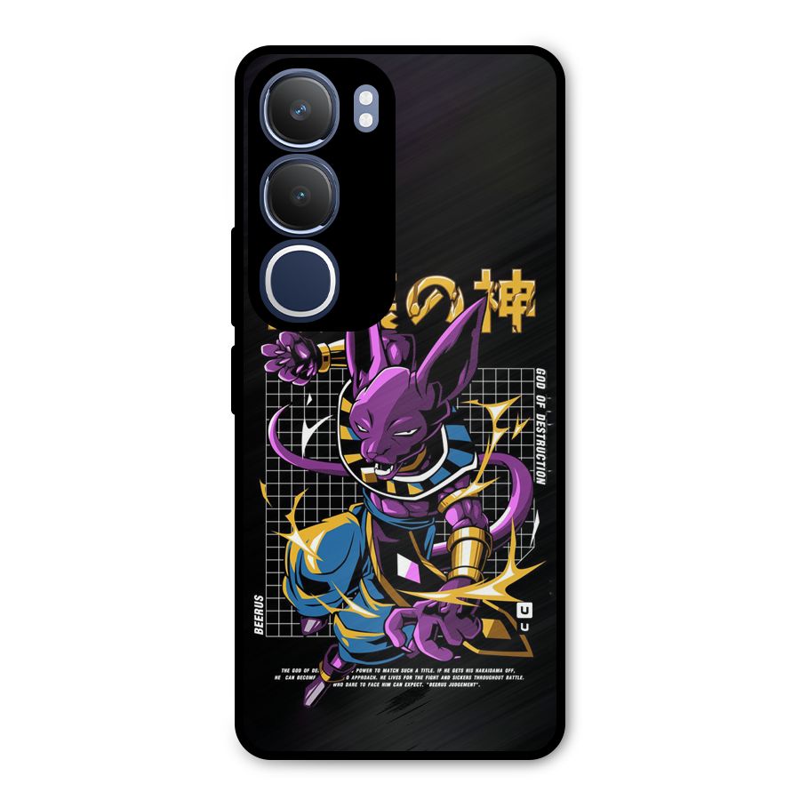 God Of Destruction Metal Back Case for Vivo Y29