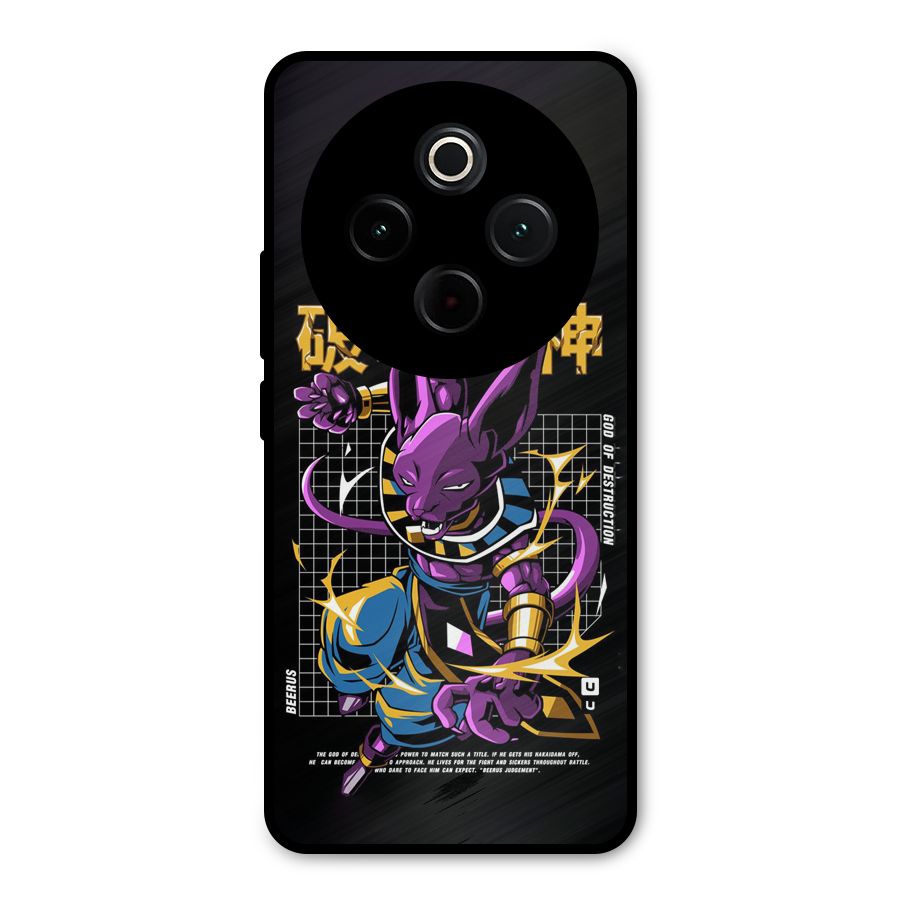 God Of Destruction Metal Back Case for iQOO Z10