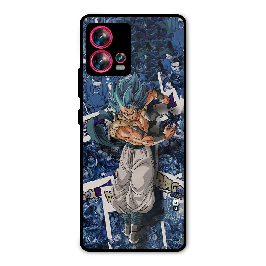 Gogeta Stance Metal Back Case for Motorola Edge 30 Fusion