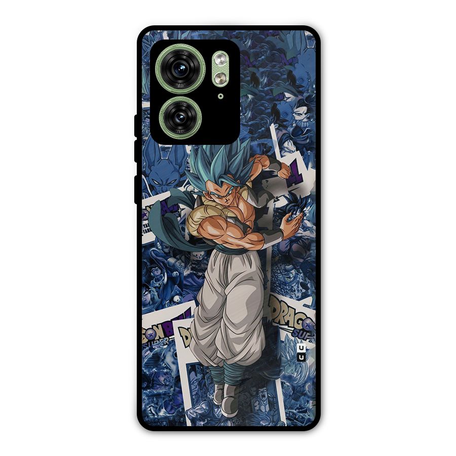 Gogeta Stance Metal Back Case for Motorola Edge 40 5G
