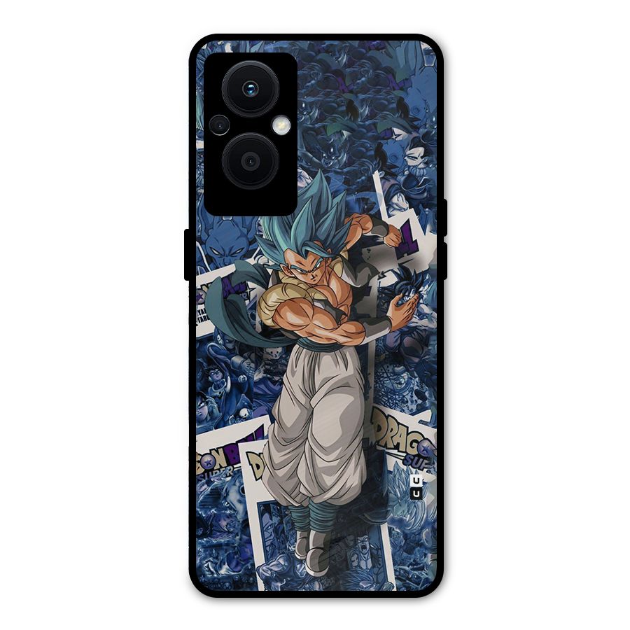 Gogeta Stance Metal Back Case for Oppo F21 Pro 5G