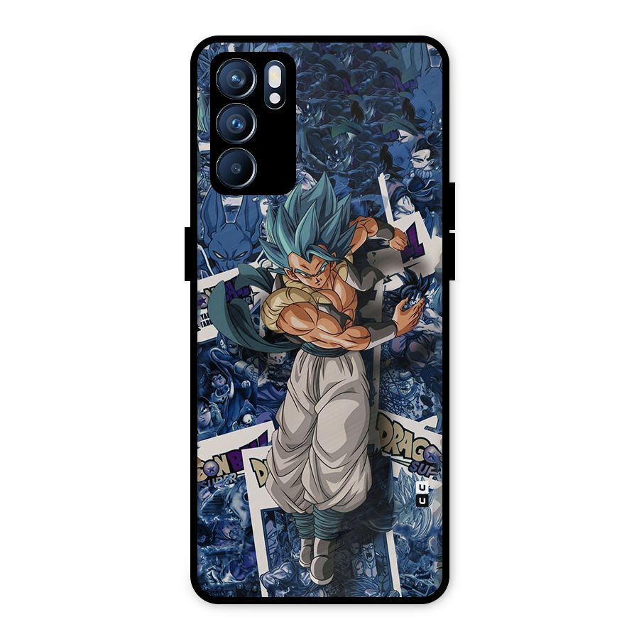 Gogeta Stance Metal Back Case for Oppo Reno6 5G