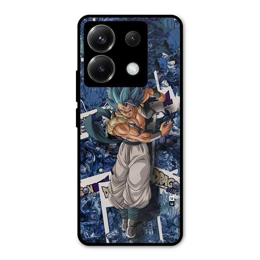 Gogeta Stance Metal Back Case for Poco X6