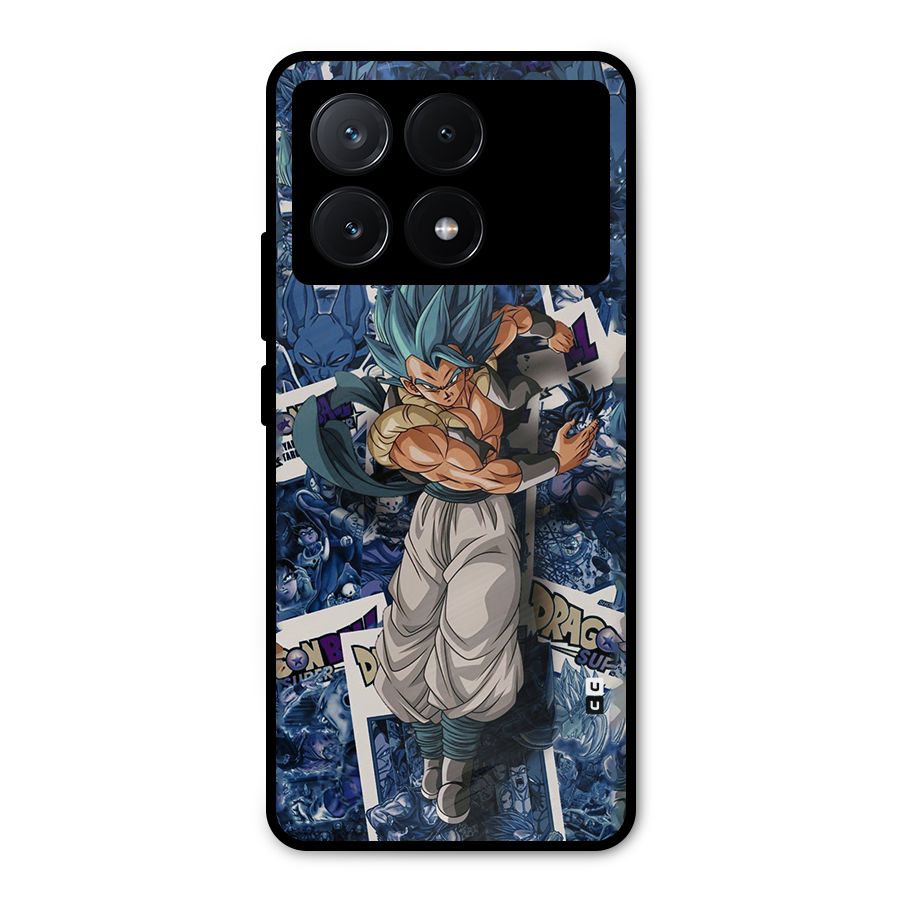 Gogeta Stance Metal Back Case for Poco X6 Pro