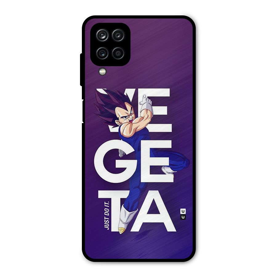 Gogeta Stance Typo Metal Back Case for Galaxy A12