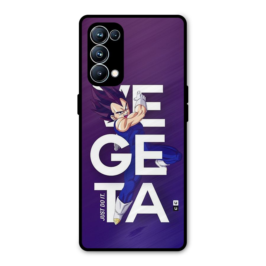 Gogeta Stance Typo Metal Back Case for Oppo Reno5 Pro 5G