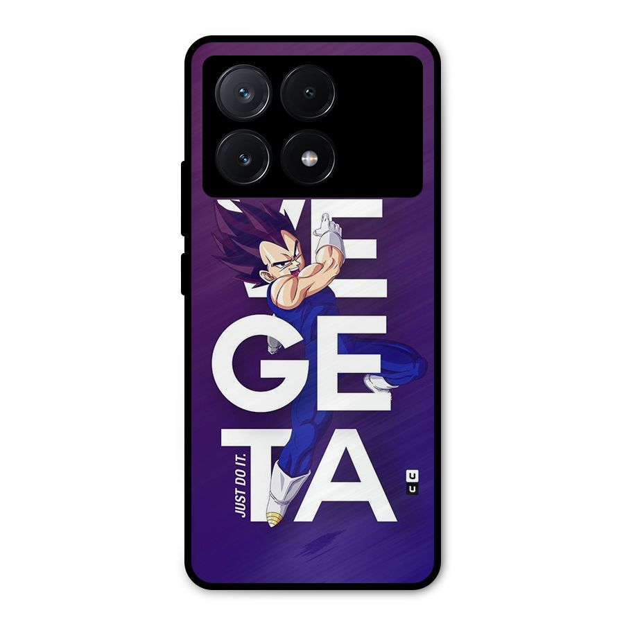 Gogeta Stance Typo Metal Back Case for Poco X6 Pro