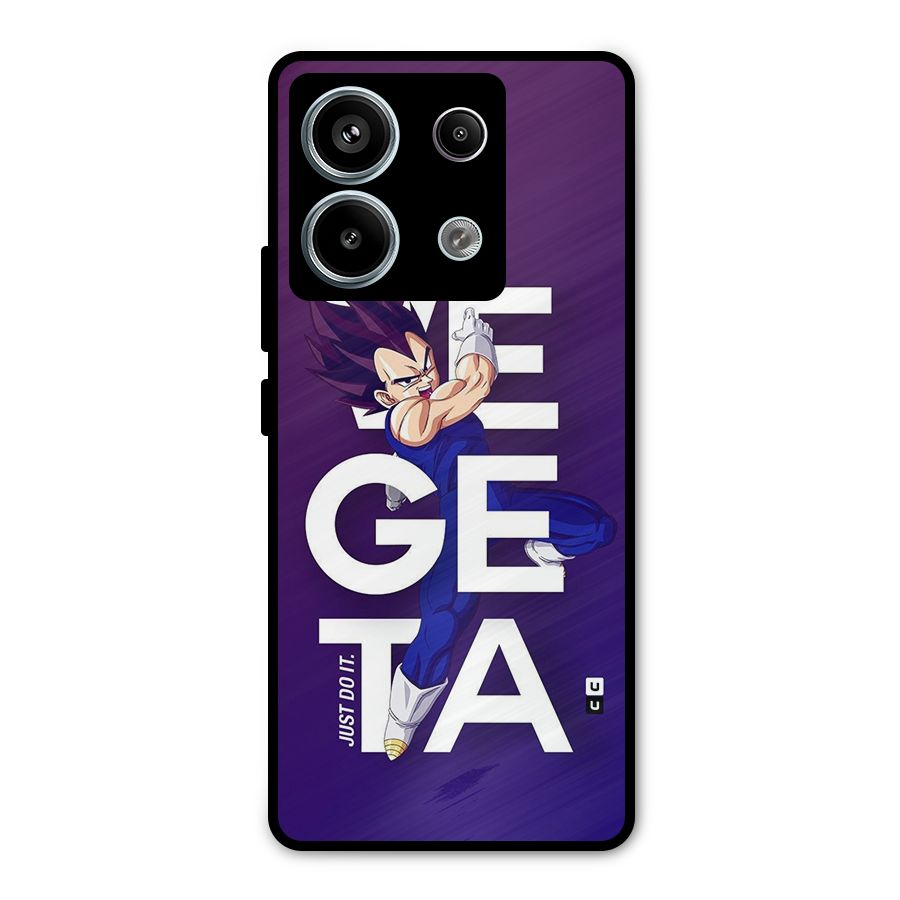 Gogeta Stance Typo Metal Back Case for Redmi Note 13 Pro 5G