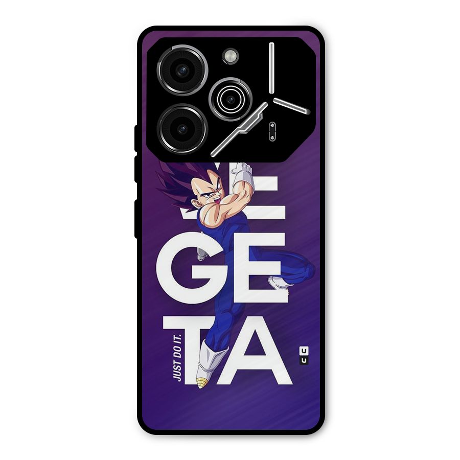 Gogeta Stance Typo Metal Back Case for Tecno Pova 6 Pro
