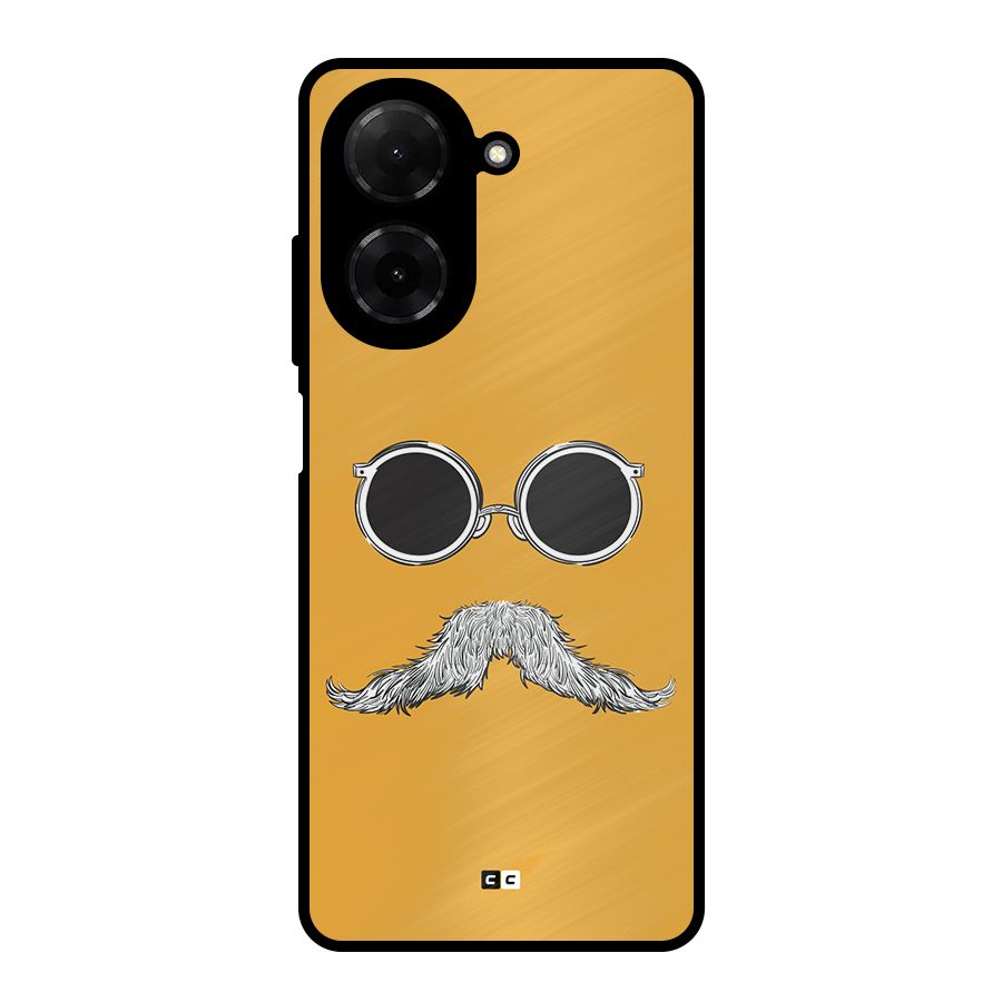 Goggle Man Metal Back Case for Redmi A5 4G