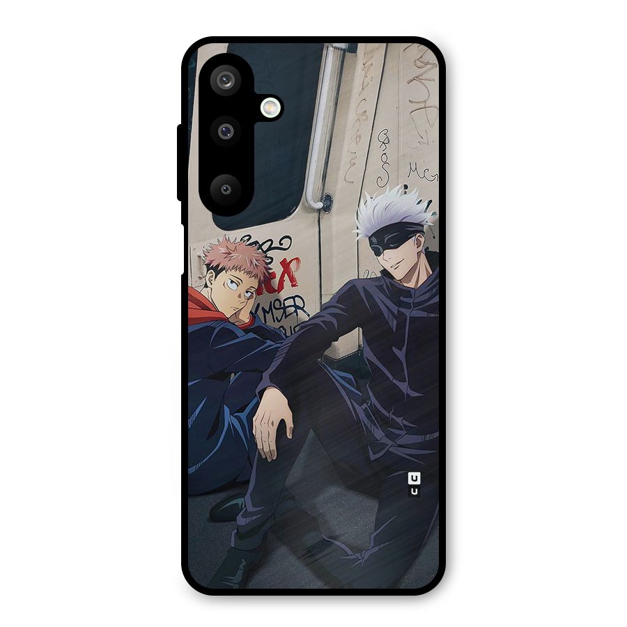 Gojo Itadori Travel Metal Back Case for Galaxy M16