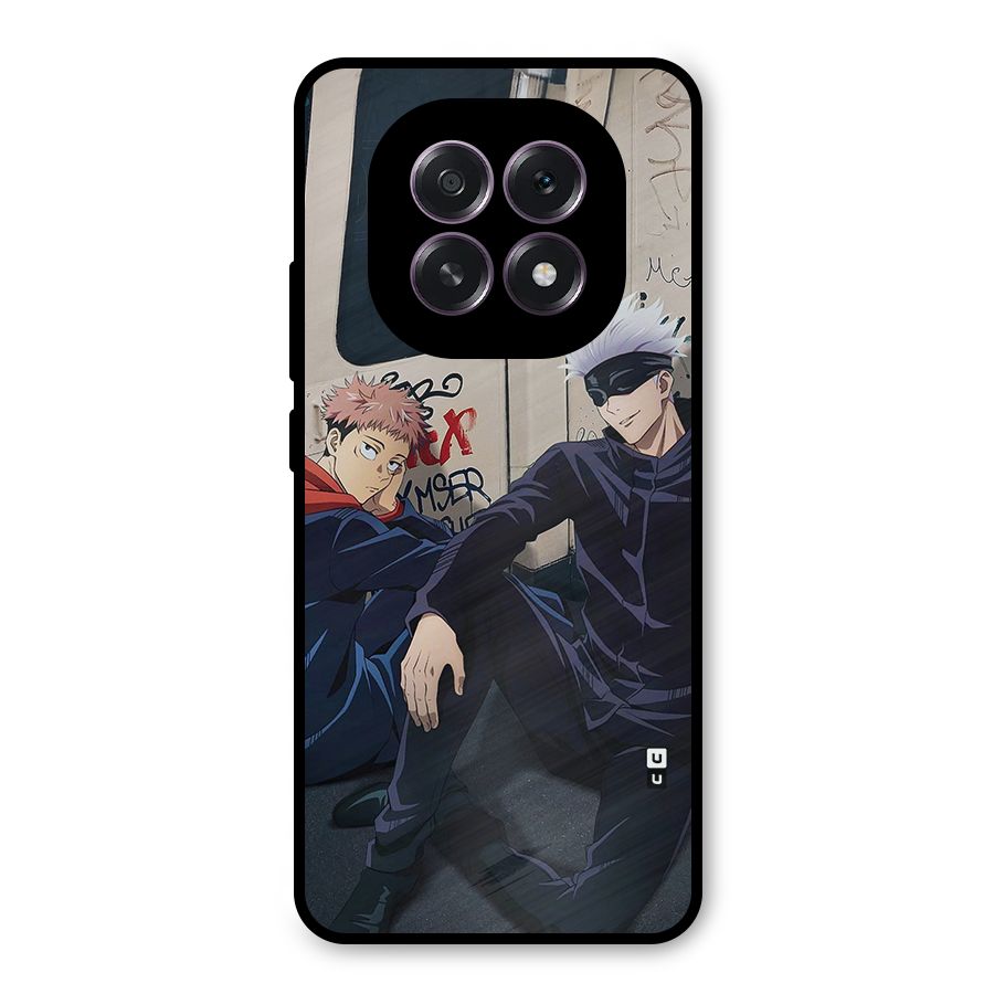 Gojo Itadori Travel Metal Back Case for Oppo F29