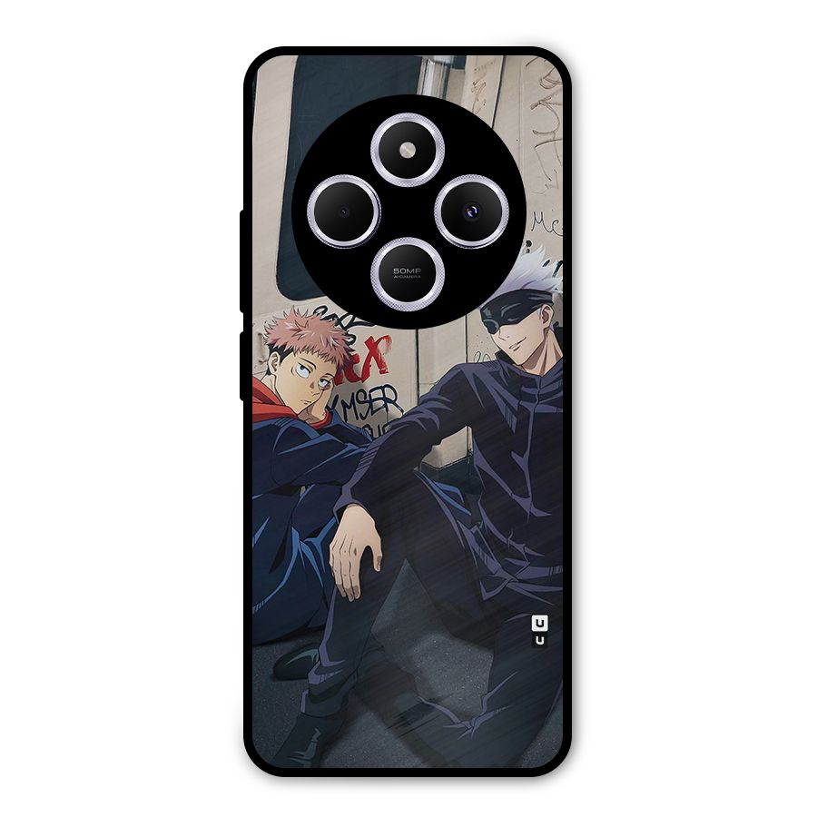 Gojo Itadori Travel Metal Back Case for Poco C75 5G